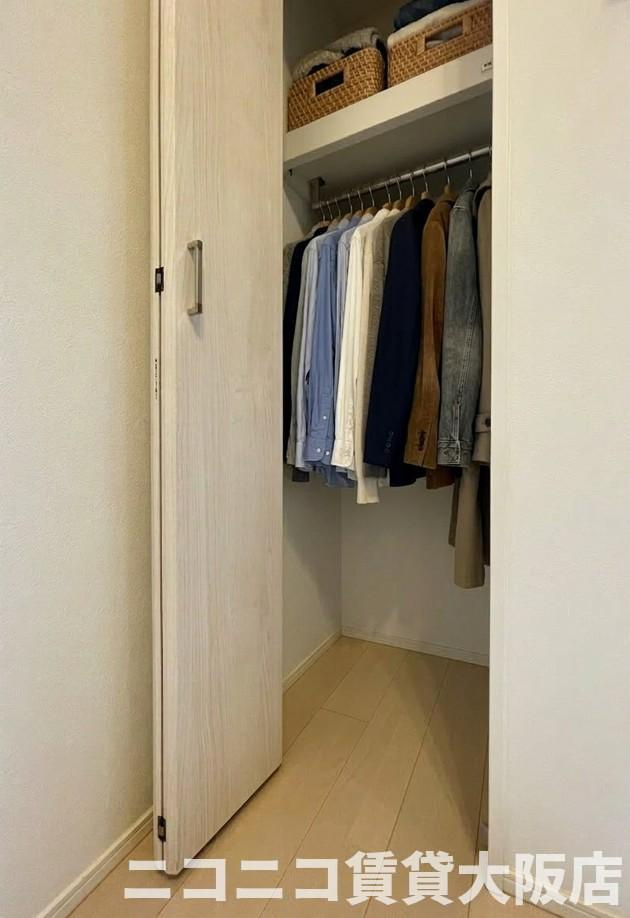 大阪市旭区高殿６丁目のアパートの収納|CG画像です。家具家電付きではありません