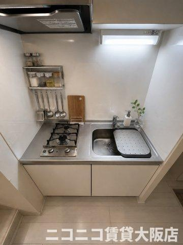 大阪市旭区高殿６丁目のアパートのキッチン|CG画像です。家具家電付きではありません