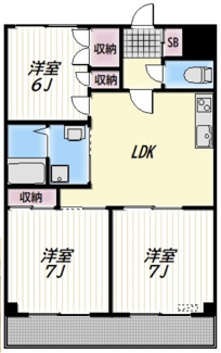 【間取り】 | Ｆｌａｔ　Ｉ | 間取りです。