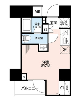【間取り】 | プレール・ドゥーク戸越銀座通り | 間取りです。