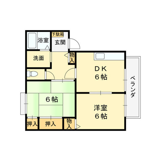 【間取り】 | ミナセリバーハイツⅠ