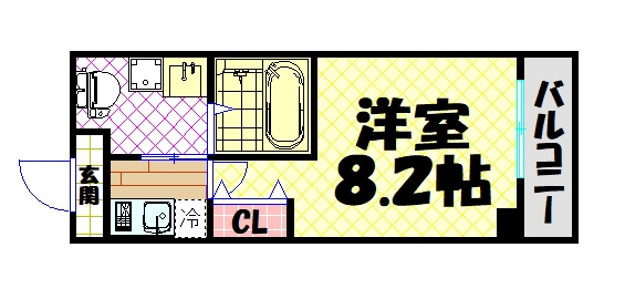 【間取り】 | エスライズ四ツ橋