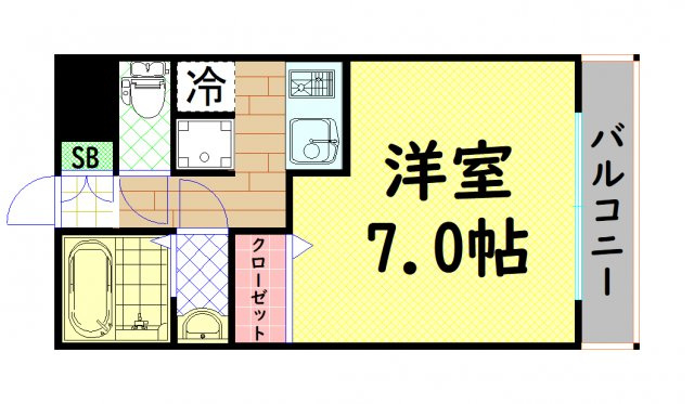 【間取り】 | スワンズシティ北堀江