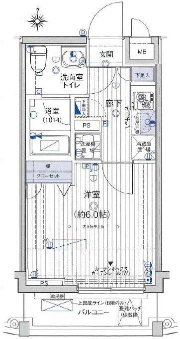 ヴァレッシア池袋シティの間取り