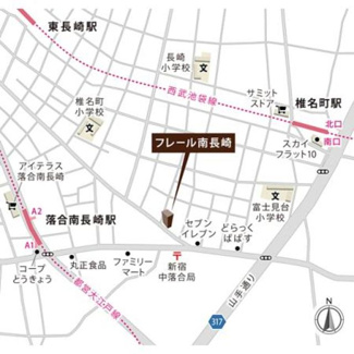 【地図】 | フレール南長崎