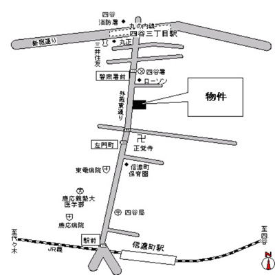 【地図】 | ガーネットコート四谷