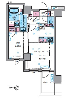 【間取り】 | ジェノヴィア四谷三丁目グリーンヴェール