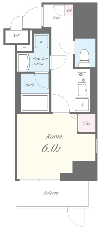 RYOGOKU STATION RESIDENCEの間取り
