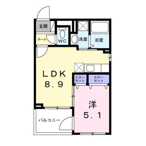 ベラシティの間取り