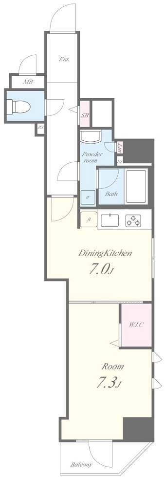 RYOGOKU STATION RESIDENCEの間取り