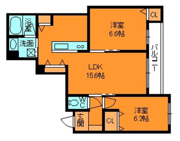 Stellaの間取り