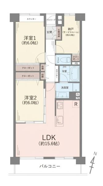 プライムコート磯子屏風ヶ浦の間取り|使い勝手の良い3LDK
お気軽にお問い合わせください。