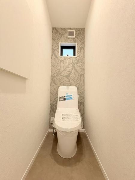 相模原市南区下溝の新築一戸建のトイレ|１階と2階にトイレがあります！