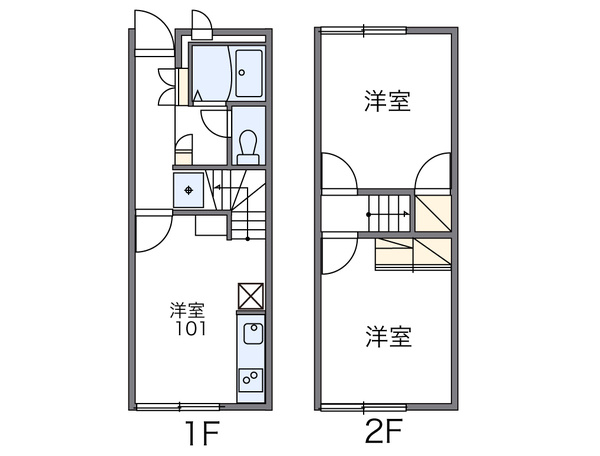 【間取り】 | レオパレスアヴェニーレ皆生