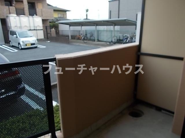 コートライブリーＮⅡのバルコニー