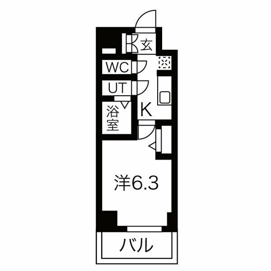 【間取り】 | メイクス上前津Ⅲ