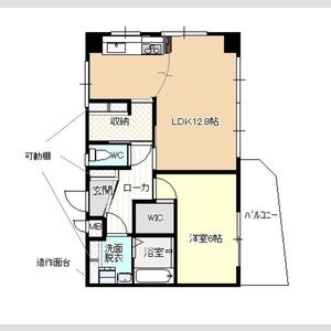 【間取り】 | シャトーエビス(203)