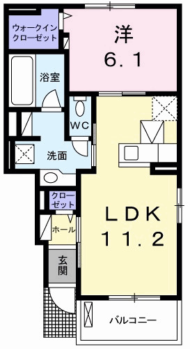 エレガンテの間取り