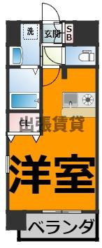 仲介手数料０円！ライジングコート名古屋駅前東の間取り