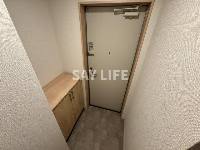 F＋style高見の里2号館の玄関