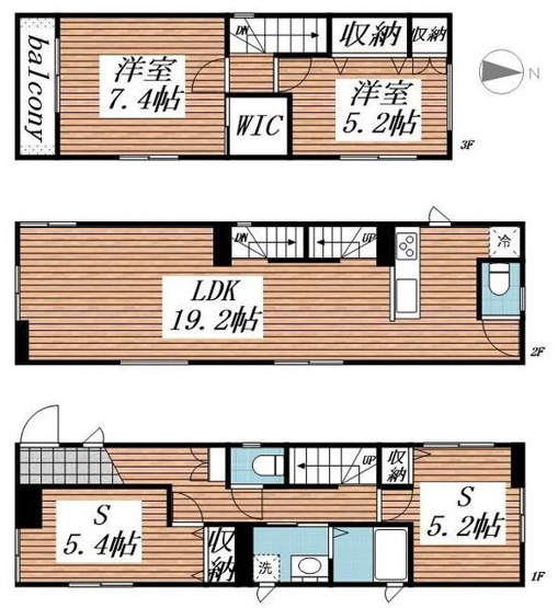 【間取り】 | Ｓｕｍａｉ－ｔｏ大田区東矢口０１