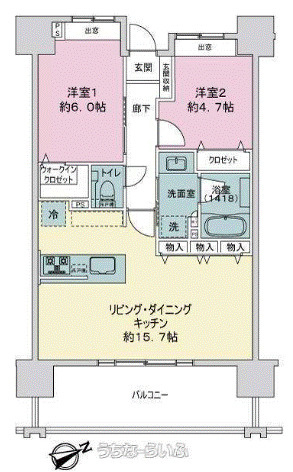 レーヴグランディ東浜Sea＆Parkの間取り