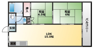【間取り】 | シャトーバロン