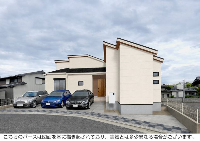 【外観パース】 | 東海市富木島町山中【仲介手数料0円】