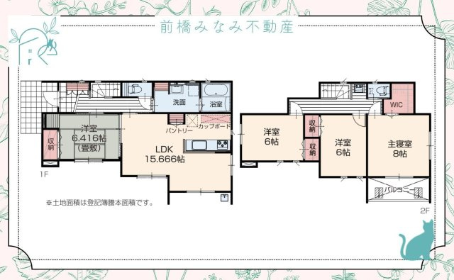 【新築】高崎市箕郷町矢原　限定１棟　いろどりアイタウン　新築建売の間取り