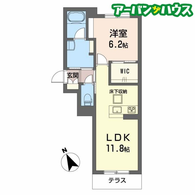 シャーメゾンコンソラータの間取り