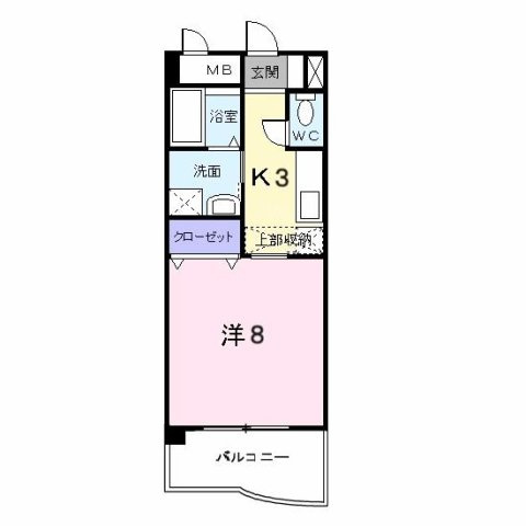 サニーヒルズＫの間取り