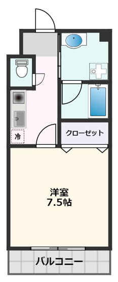 【間取り】 | エルカーサ正雀Ⅰ