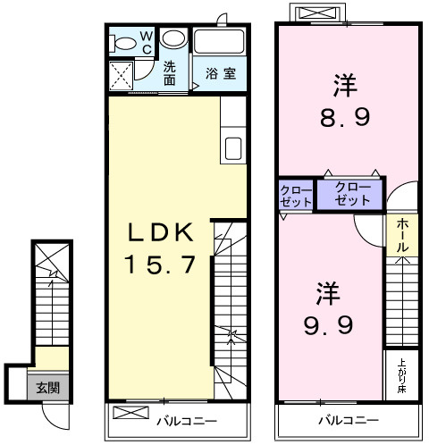 ヴィエントの間取り