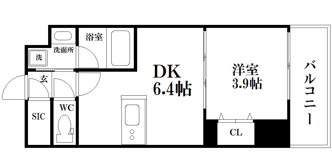 ヴィーナス今里の間取り
