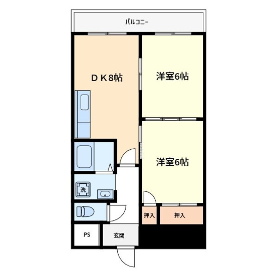 【間取り】 | かねまつ南巽マンション