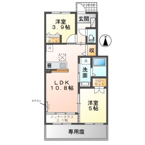 アールＵⅢの間取り