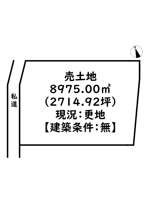 姫路市御立北2丁目/売土地の土地図
