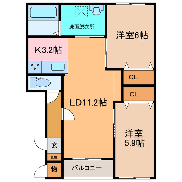 Gracias122の間取り