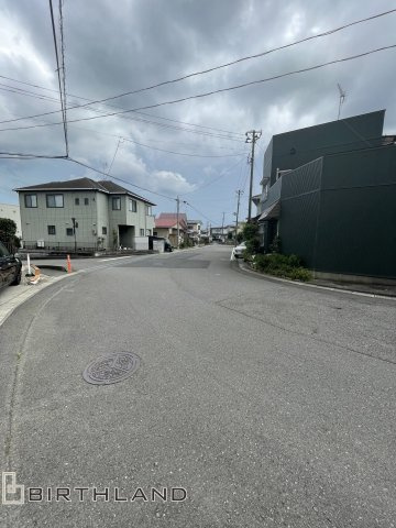 富田町坦ノ腰　解体更地渡し　住宅用地の前面道路含む現地写真