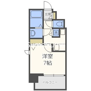 スワンズシティ北堀江の間取り