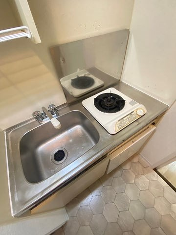 西宮市門戸荘の賃貸マンションのキッチン