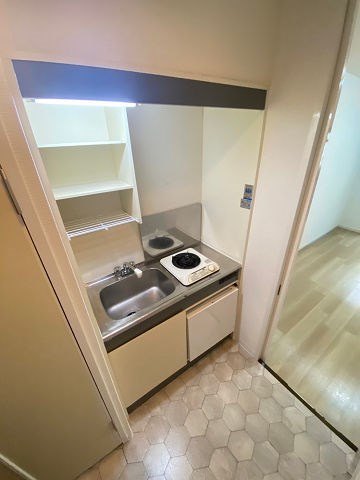 西宮市門戸荘の賃貸マンションのキッチン