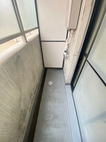 西宮市門戸荘の賃貸マンションのバルコニー