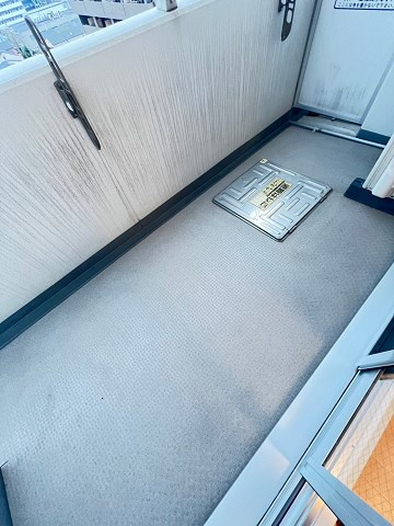 センターヒル御幣島のバルコニー