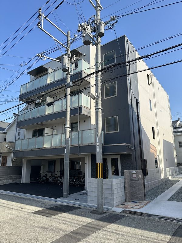 AILE武庫之荘Ⅱの外観|きれいな外観です