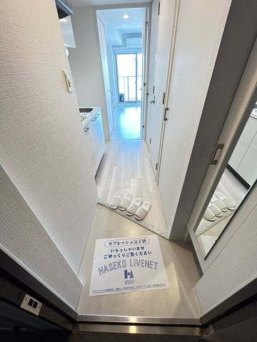 エスリードレジデンス大阪ウエストコートの玄関|落ち着いた玄関です