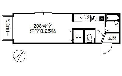 アーバン高宮の間取り