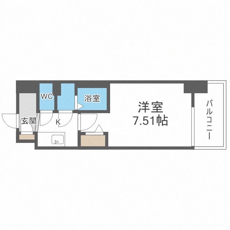 フォーリアライズ難波南レーヴの間取り