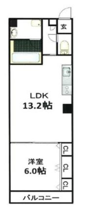 ブラービ南船場の間取り