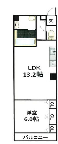 ブラービ南船場の間取り